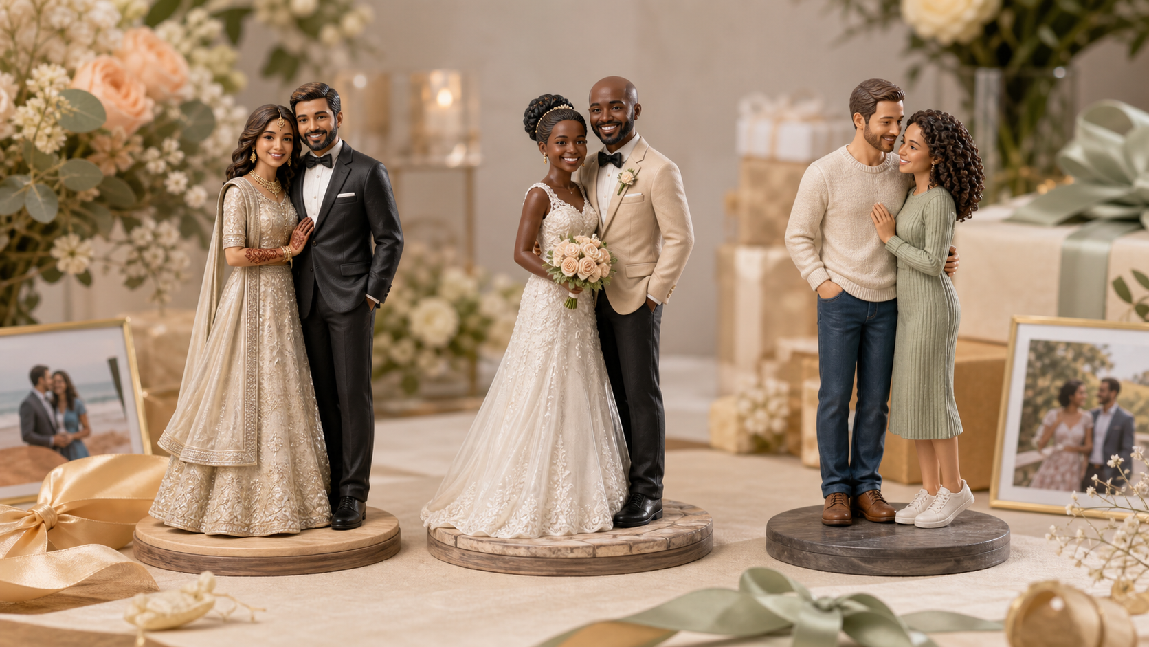 Customized Mini Statue in South Africa customized mini statue custom couple figurines and personalised cake toppers for South African couples