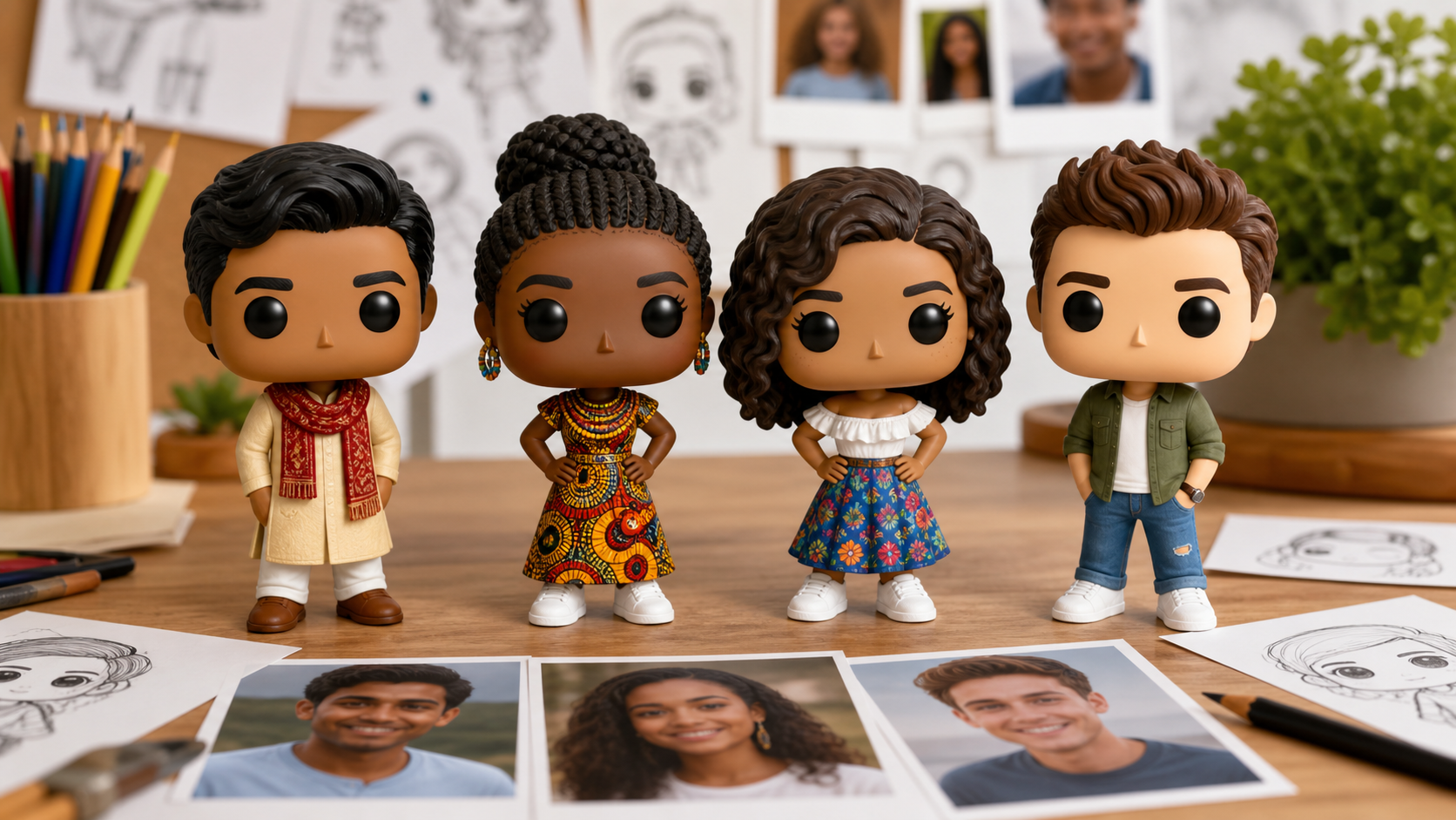 Customizable Pop Figures in South Africa customizable pop figures original pop-style custom figures from photos for South African gift buyers
