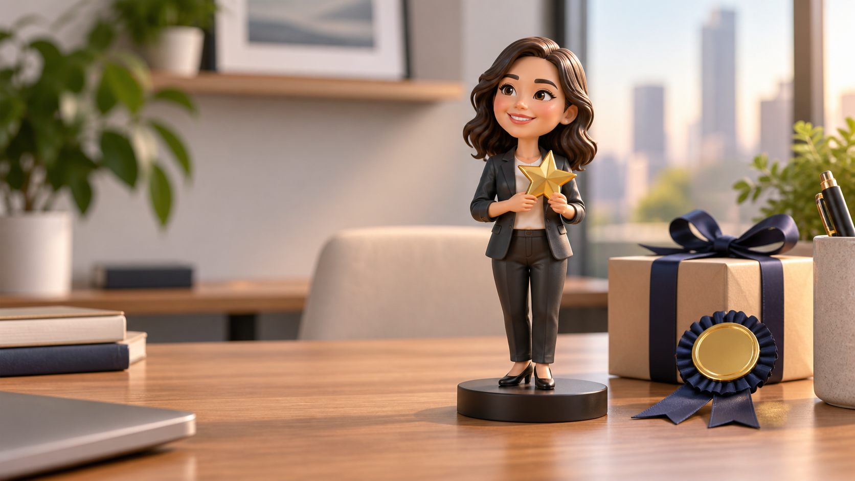 Personalized Gifts for Employees: Recognition Ideas That Last Personalized employee recognition gift displayed on an office desk